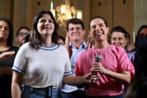 Raquel Lyra anuncia a deputada Priscila Krause como vice