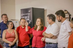 Marília é recebida por lideranças políticas em Ipubi