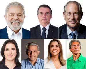 Pesquisa Ipec intenção de votos: Lula 44%; Bolsonaro 31%; Ciro 8%; Tebet 4%;