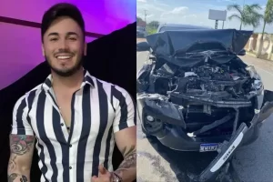 Cantor Wallas Arrais sofre acidente de carro em Sergipe