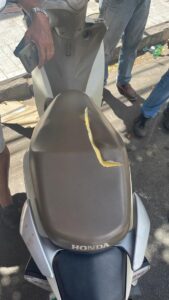 Homem é preso após depredar moto de mulher que se recusou a entregar dinheiro por estacionamento em Caruaru