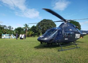 Com problemas respiratórios, menina de 3 anos é transferida de helicóptero da RMR até a Mata Sul