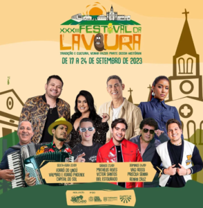 Confira toda a programação da 33ª edição do Festival da Lavoura de Calçado PE