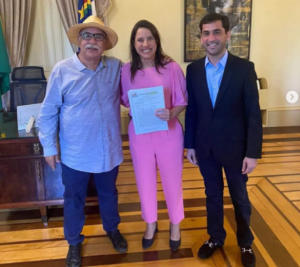 Prefeito Nogueira esteve reunido com a Governadora Raquel e anunciou recursos e ações pra Calçado