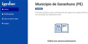 Prefeitura de Garanhuns define empresa que vai organizar seu concurso público previsto para ocorrer em 2024