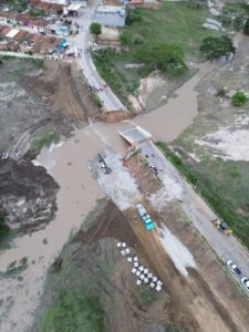 Enchente em Calçado causa prejuízo estimado em R$ 11 milhões e mobiliza força-tarefa para reconstrução