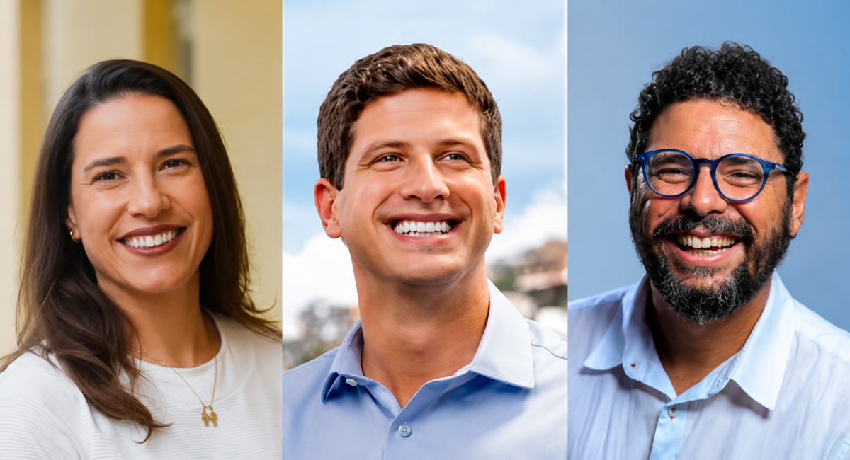 Raquel Lyra lidera disputa pelo Governo de Pernambuco com 48,2%. João Campos tem 36,5% e Ivan Moraes aparece com 1,1%  